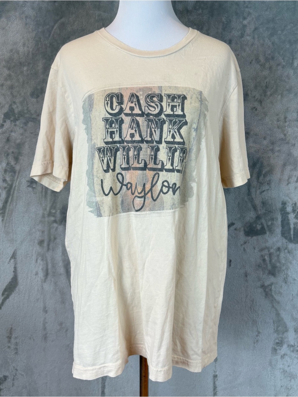 Cash Hank Willie Waylon Band Graphic Tee Short-Sleeve Women’s